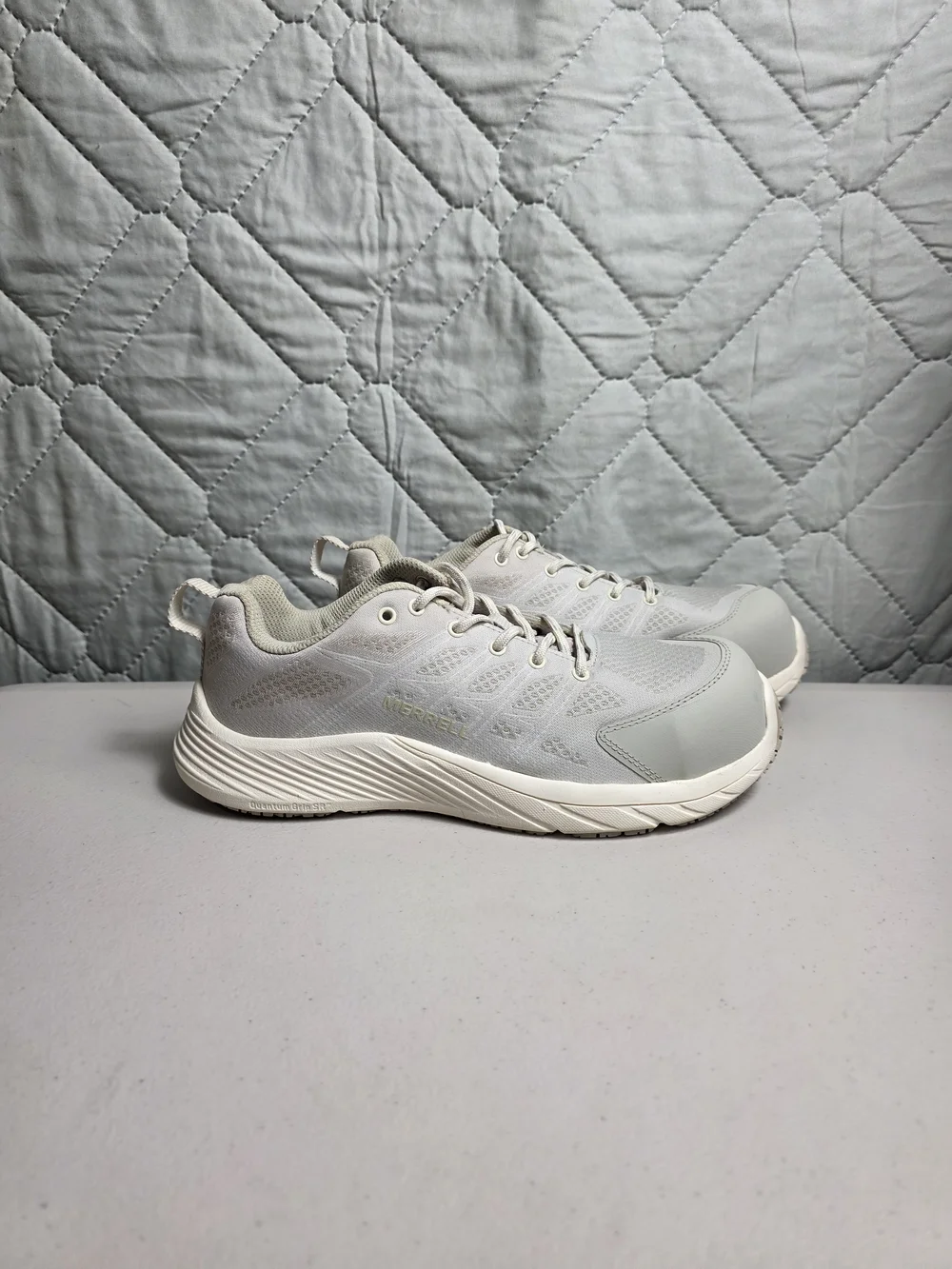 Merrell Men's Moab Flight CF Industrial Comp Toe  Safety Work Sneakers, Sz 7.5